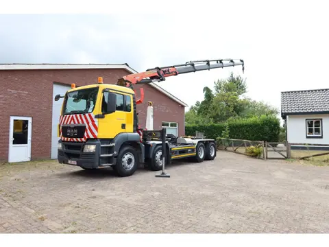 MAN TGS 35.400 / 8X4 / Trekker / Palfinger PK 23002 / DTM Haaksysteem / Handgeschakeld / Bladgeveerd