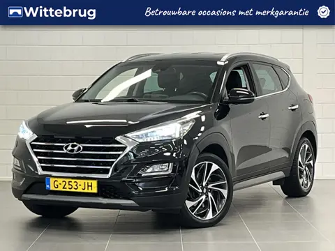 Hyundai Tucson 1.6 T-GDI Premium 177 PK AUTOMAAT! | TREKHAAK | LEDER | COMPLETE UITVOERING!