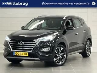 Hyundai Tucson 1.6 T-GDI Premium 177 PK AUTOMAAT! | TREKHAAK | LEDER | COMPLETE UITVOERING!