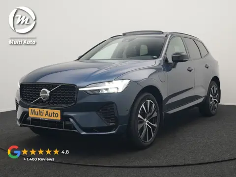 Volvo XC60 T6 AWD Ultimate Dark LONG RANGE Plug In Hybrid 350pk Dealer O.H. PHEV | Trekhaak Af Fabri