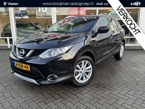 Nissan Qashqai 1.2 Tekna Automaat, 101906km NAP, Leder, stoelverwarming, 360 camera, Full option