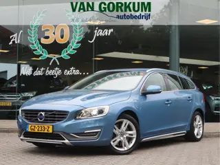 Volvo V60 2.4 D6 Twin Engine R-Design Climate / Leder / Trekh / Elekramen / Navi / Volledig onderhou