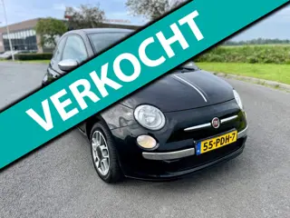 Fiat 500 1.2 Pop, Aut, 3drs, Airco, Radio CD speler, Elktr ramen, Lmv, Half leder, Geen import, Nap,