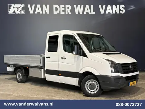 Volkswagen Crafter 35 2.0 TDI 141pk Dubbele Cabine Open Laadbak | Airco 3500kg trekhaak 6-Zits