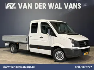Volkswagen Crafter 35 2.0 TDI 141pk Dubbele Cabine Open Laadbak | Airco 3500kg trekhaak 6-Zits
