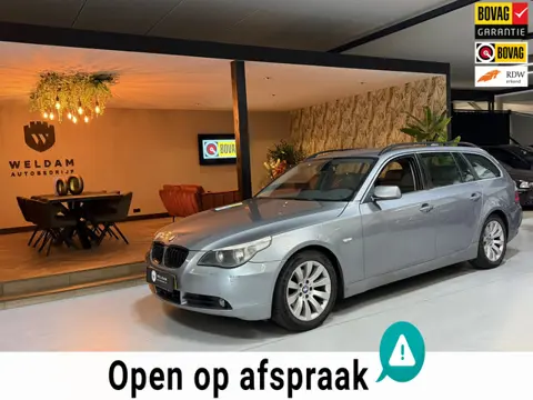 BMW 5-serie Touring 520d High Executive Navi Leder Trekhaak PDC Clima