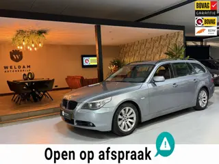 BMW 5-serie Touring 520d High Executive Navi Leder Trekhaak PDC Clima