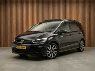 Volkswagen Touran 1.5 TSI R-line 7p carplay navi camera virtual cockpit. panoramdak keyless trekhaak