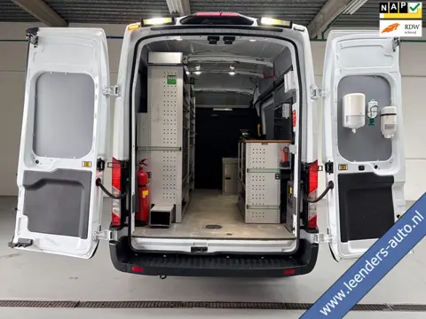 Ford E-Transit SERVICEWAGEN ELEKTRISCH AUTOMAAT 350 L2H3 Trend 68 kWh BOTT INRICHTING, V230 OMVORMER