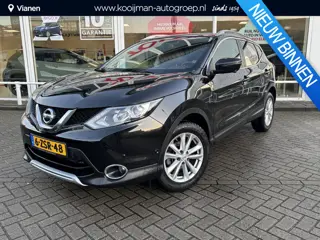 Nissan Qashqai 1.2 Tekna Automaat, 101906km NAP, Leder, stoelverwarming, 360 camera, Full option