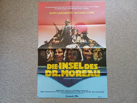 THE ISLAND OF DR. MOREAU filmposter.