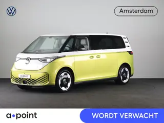 Volkswagen ID. Buzz Pro 86 kWh LWB 7p. 286 pk | SoH 96,36% |Navigatie | Panoramadak | Trekhaak (wegk
