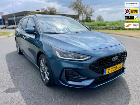 Ford Focus Wagon 1.0 EcoBoost Hybrid ST Line, Aut, Acc, Trekhaak, Cam, Stoel-/stuurverw, Climate, LE