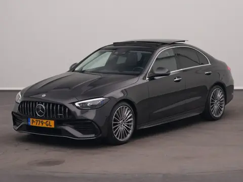 Mercedes-Benz C-klasse 220 AMG | panoramadak | burmester | adap. cruise | keyless | 360 camera | ele