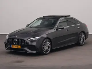 Mercedes-Benz C-klasse 220 AMG | panoramadak | burmester | adap. cruise | keyless | 360 camera | ele