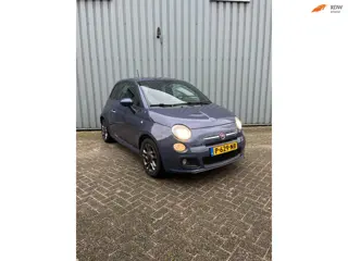 Fiat 500 1.2 Lounge/airco/half leder/alcantara/ mooie uitvoering