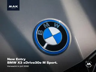 BMW X3 xDrive30e M Sport , M stoelen, 20", pano, HUD, laserlicht, shadow line, keyless