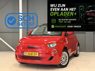 Fiat 500 C RED 42 kWh | Climate Control | Cabriolet | SOH 94,9%  |