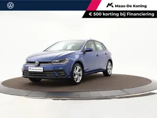 Volkswagen Polo 1.0 TSI 95pk DSG Style · Camera · Dodehoeksensor · Stoelverwarming · ACC · 17"Velgen
