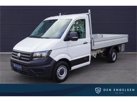 Volkswagen Crafter 163pk RWD Facelift Open laadbak 3500kg trekhaak Apple Carplay Cruise control 3-Zi