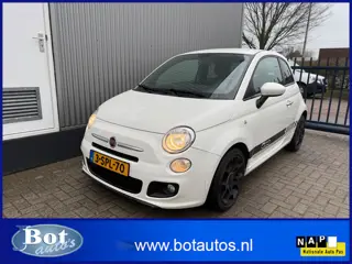 Fiat 500 0.9 TwinAir Lounge / AIRCO / LMV / SLECHTS 65.604 KM / SPORTIEF / STRIPING