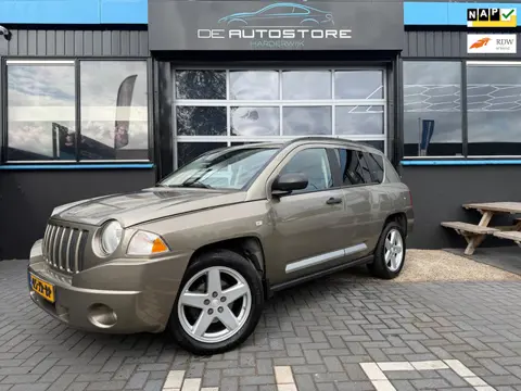Jeep Compass 2.4 Limited Airco leder Cruise pdc 18inch Trekhaak Stoelverw geheel dealer onderhouden!