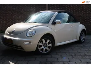Volkswagen New Beetle Cabriolet 2.0 Highline *Rijklaarprijs *Airco *Stoelverwarming *Lederen bekledi
