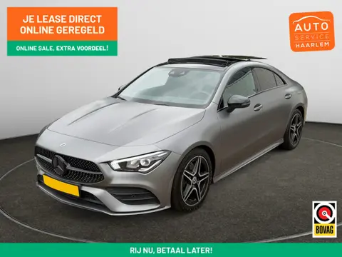 Mercedes-Benz CLA-Klasse 200 AMG Night Edition Aut- Magno Grijs, NAP 49dkm, Dealer Onderhouden, Pano