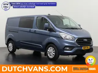 Ford Transit Custom 2.0TDCI 170PK Automaat Lang Limited Dubbele Cabine | 6-Persoons | Navigatie | Ca