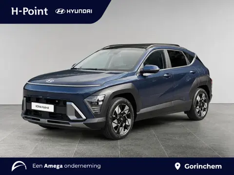 Hyundai Kona Premium Sky 1.6 GDI HEV 137pk | SCHUIF/KANTELDAK | FULL LED | PREMIUM LEDER | ADAPTIVE 
