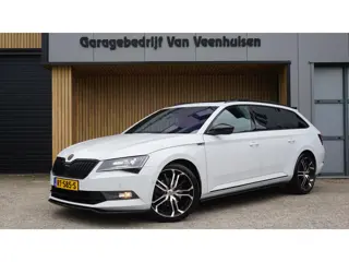 Skoda Superb Combi 1.8 TSI 180pk Sportline Business dsg Pano Elek.trekhaak Keyless Canton Stoelverw 