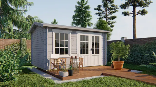 Blokhut - Tuinhuis Chloe | 40 mm | vuren onbehandeld