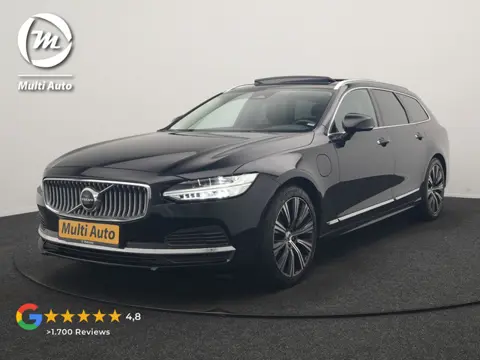 Volvo V90 T6 AWD Inscription PHEV 350pk Dealer O.H | Panodak | Adaptive Cruise | Camera | Harman / K