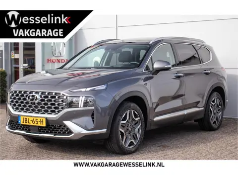 Hyundai Santa Fe 1.6 T-GDI AWD PHEV Premium Sky - SOH 100% | Schuif/-kanteldak | Ad. Cruise | Stoelv