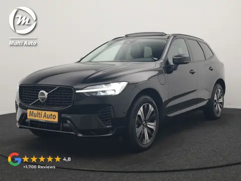 Volvo XC60 T6 PHEV AWD Plus Dark 350pk Dealer O.H | Panodak | Adaptive Cruise | 360 Camera | Lederen