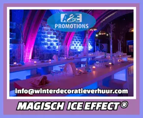 ijs blok entree verhuur ijsbar lounge props amsterdam zandvoort
