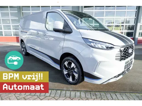 Ford E-Transit Cust. L2H1 Sport 218PK Automaat Schuifdeur links en rechts Airco | adap.cruise | Navi