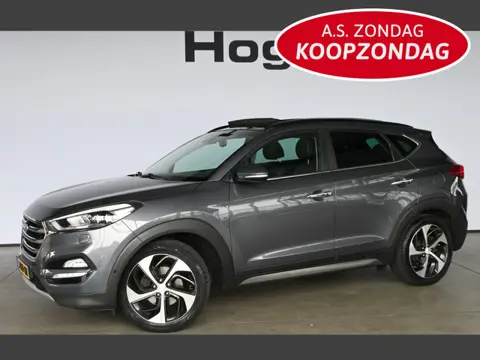 Hyundai Tucson 1.6 T-GDi Comfort 4WD Automaat Cruise Clima Trekhaak Panoramadak Stoelverwarming Goed