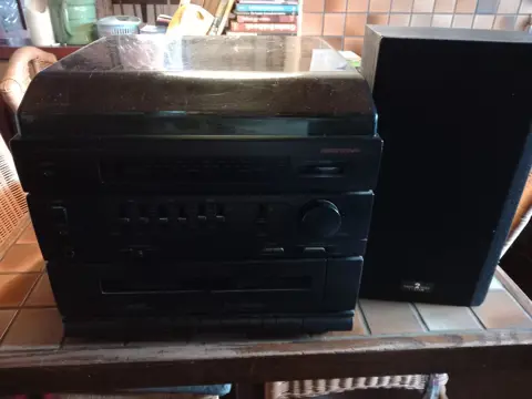 Aristona, stereotoren, midi systeem - type: zf 2921/03 - platenspeler, radio, - cassette
