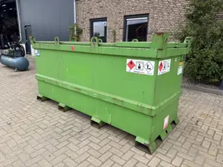 Tolsma IBC 3000 liter Dieseltank met Handpomp Milieutank