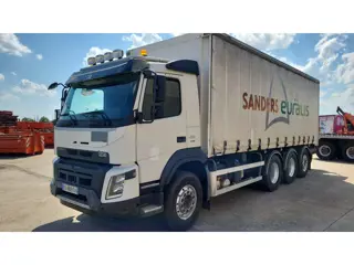 Volvo FMX 410 Curtainbox truck + transmanut (bj 2015)