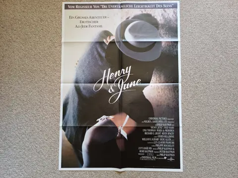 HENRY & JUNE filmposter.