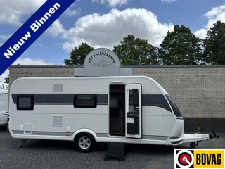 Hobby De Luxe 545 KMF met STAPELBED EN GARAGE **6 Slaapplaatsen/Truma Mover/1e eigenaar/Truma/Lichtm