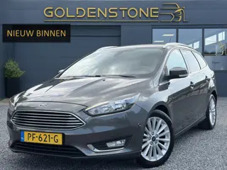 Ford Focus Wagon 1.0 Titanium 2e Eigenaar,Navi,Trekhaak,125pk,Clima,Cruise,Pdc V+A,6 Bak,Lm velgen,N