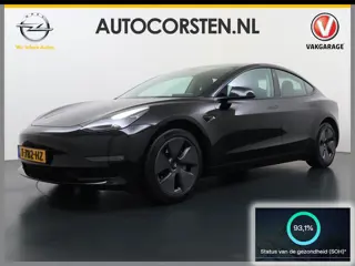 Tesla Model 3 Long Range RWD 75 kWh SOH 93% Warmtepomp Panoramadak Navi Camera's Leder Memory Stuur+
