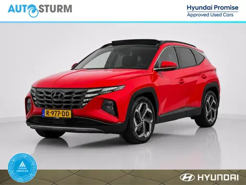 Hyundai Tucson 1.6 T-GDI PHEV Premium Sky 4WD SoH 98% incl. Trekhaak, NL-Auto + 1e Eigenaar!