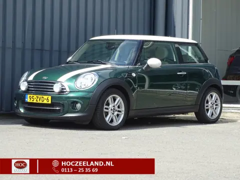 MINI 3-deurs 1.6 Cooper Chili British Racing Green | Leder | Bluetooth