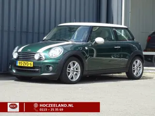 MINI 3-deurs 1.6 Cooper Chili British Racing Green | Leder | Bluetooth