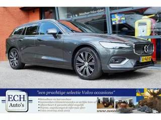 Volvo V60 2.0 B3 177 pk Inscription, Bruin Leer, Trekhaak, Apple CarPlay