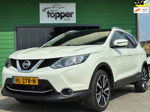 Nissan Qashqai 1.2 Tekna|2e Eigenaar|Automaat|Panoramadak|Navigatie|CruiseControl|Dealer Onderhouden